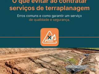 O que evitar ao contratar serviços de terraplanagem