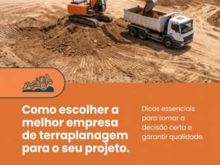 Como escolher a melhor empresa de terraplanagem para o seu projeto