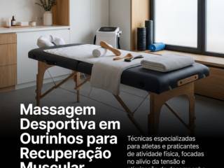 Massagem Desportiva em Ourinhos para Recuperação Muscular