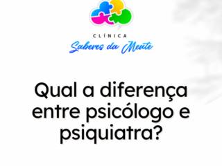Qual a diferença entre psicólogo e psiquiatra?
