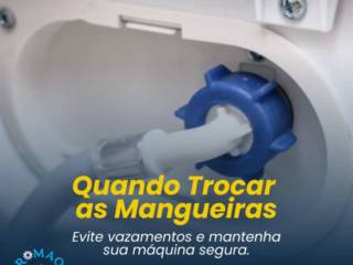 Quando trocar as mangueiras da máquina de lavar?