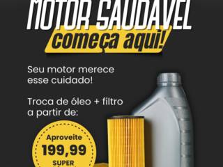 Motor saudável começa aqui na AlvesLub!