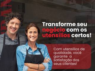 Churrasco de qualidade começa com os melhores utensílios!