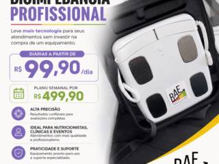 Locação de Bioimpedância Profissional em Jundiaí, Região e São Paulo Capital a partir de R$ 99,90 por dia