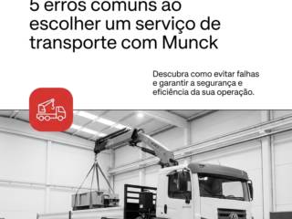 5 erros comuns ao escolher um serviço de transporte com Munck