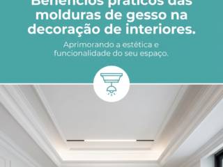 Benefícios práticos das molduras de gesso na decoração de interiores