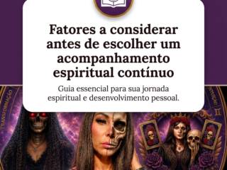Fatores a considerar antes de escolher um acompanhamento espiritual contínuo