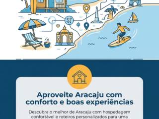 Aproveite Aracaju com conforto e boas experiências