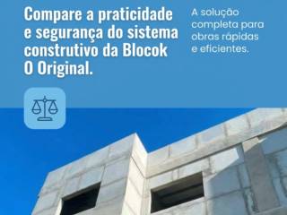 Compare a praticidade e segurança do sistema construtivo da Blocok O Original