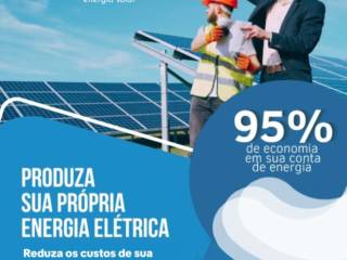 Produza Sua Própria Energia e Economize Até 95%