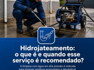 Hidrojateamento em Ourinhos: o que é e quando esse serviço é recomendado?
