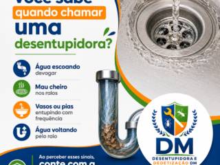 Você sabe quando chamar uma desentupidora?