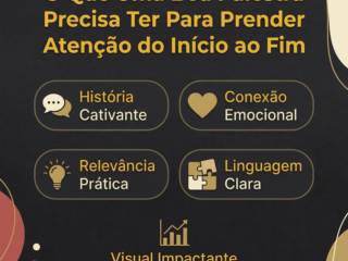 O Que Uma Boa Palestra Precisa Ter Para Prender Atenção do Início ao Fim