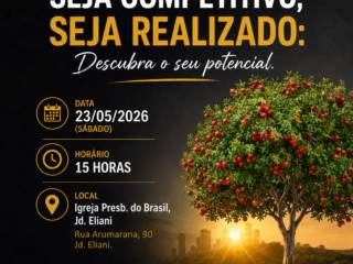 Palestra: Seja competitivo, seja realizado: “Descubra o seu potencial”