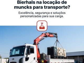 O que diferencia a Munck Bierhals na locação de muncks para transporte?
