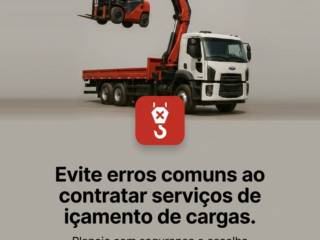Evite erros comuns ao contratar serviços de içamento de cargas
