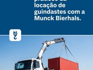 Os benefícios práticos da locação de guindastes com a Munck Bierhals.