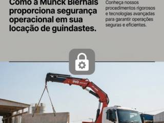 Como a Munck Bierhals proporciona segurança operacional em sua locação de guindastes