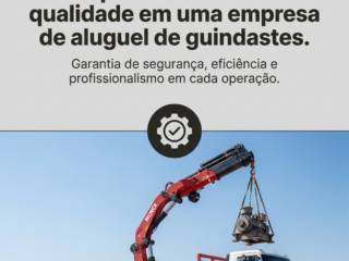 Saiba quais são os sinais de qualidade em uma empresa de aluguel de guindastes