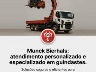 Munck Bierhals: atendimento personalizado e especializado em guindastes