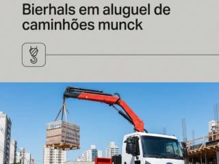 Os diferenciais da Munck Bierhals em aluguel de caminhões munck