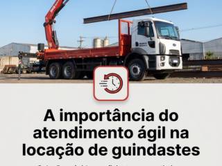 A importância do atendimento ágil na locação de guindastes