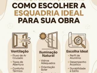 Ventilação E Iluminação Natural: Como Escolher A Esquadria Ideal Para Sua Obra