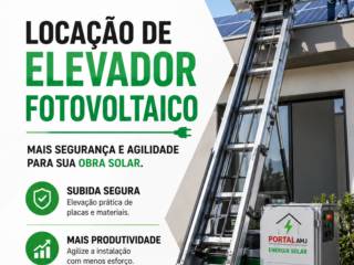 Serviço de Locação de Elevador Fotovoltaico