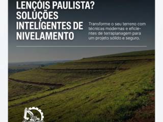 Terreno Em Declive Em Lençóis Paulista? Soluções Inteligentes De Nivelamento