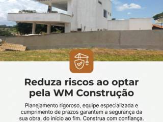 Reduza riscos ao optar pela WM Construção