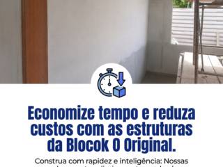 Economize tempo e reduza custos com as estruturas da Blocok O Original.