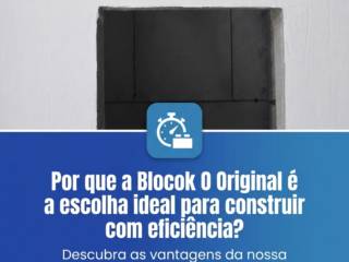Por que a Blocok O Original é a escolha ideal para construir com eficiência?