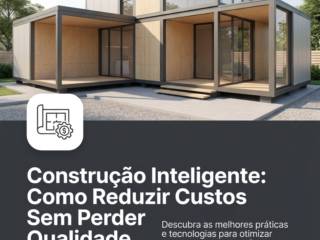 Construção Inteligente: Como Reduzir Custos Sem Perder Qualidade