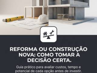 Reforma Ou Construção Nova: Como Tomar A Decisão Certa