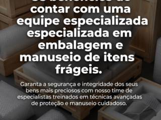 Os benefícios de contar com uma equipe especializada em embalagem e manuseio de itens frágeis