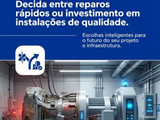 Decida entre reparos rápidos ou investimento em instalações de qualidade.