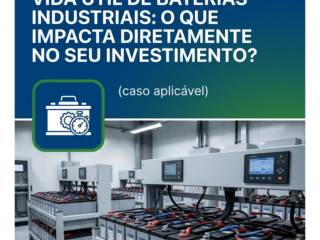 Vida Útil De Baterias Industriais: O Que Impacta Diretamente No Seu Investimento?