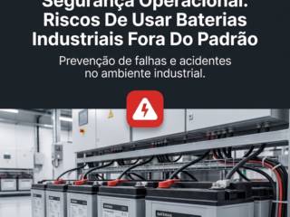 Segurança Operacional: Riscos De Usar Baterias Industriais Fora Do Padrão