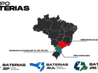 Grupo Baterias: Presença, Estrutura e Confiança em Todo o Brasil