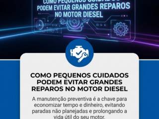 Como Pequenos Cuidados Podem Evitar Grandes Reparos No Motor Diesel