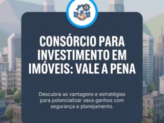 Consórcio Para Investimento Em Imóveis: Vale A Pena
