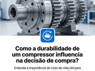 Como a durabilidade de um compressor influencia na decisão de compra?