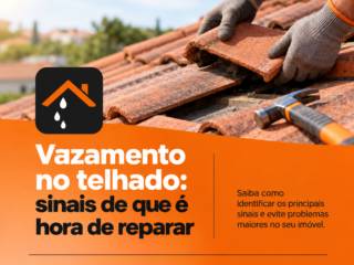 Vazamento no telhado: sinais de que é hora de reparar