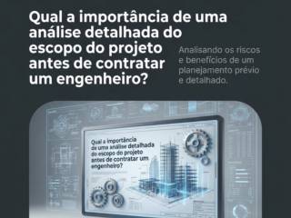 Qual a importância de uma análise detalhada do escopo do projeto antes de contratar um engenheiro?
