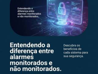 Entendendo a diferença entre alarmes monitorados e não monitorados