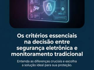 Os critérios essenciais na decisão entre segurança eletrônica e monitoramento tradicional