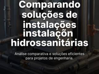 Comparando soluções de instalações hidrossanitárias