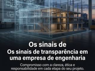 Os sinais de transparência em uma empresa de engenharia