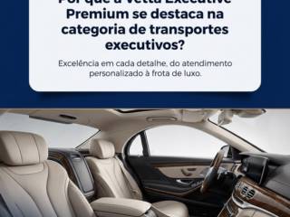 Por que a Vetta Executive Premium se destaca na categoria de transportes executivos?