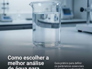 Como escolher a melhor análise de água para minha empresa?